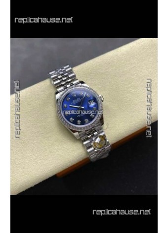 Rolex Super Clone Datejust 31MM Blue Dial Jubilee Super Clone Watch 
