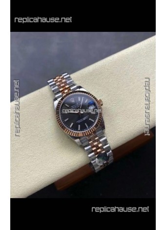 Rolex Super Clone Datejust Grey Dial Two Tone Case 31MM Super Clone Watch 