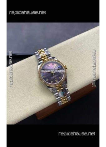 Rolex Super Clone Datejust 31MM Pearl Dial Yellow Gold Super Clone Watch 