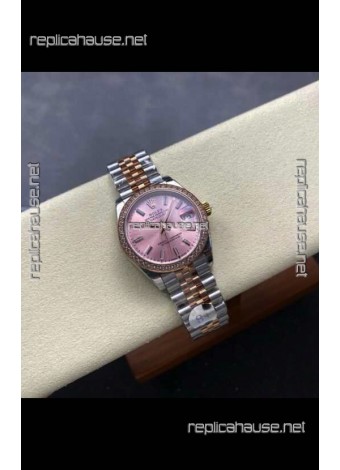 Rolex Super Clone Datejust 31MM Champange Dial Rose Gold Super Clone Watch 