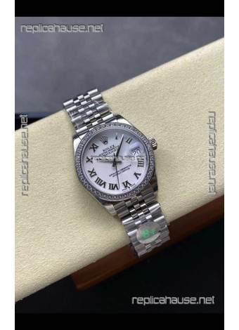 Rolex Super Clone Datejust 31MM White Dial Steel Case Super Clone Watch 