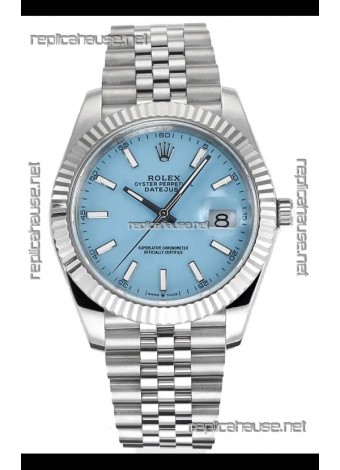 Rolex Datejust Cal.3235 Movement Tiffany Blue 41MM Super Clone Watch 