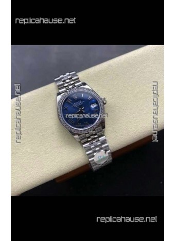 Rolex Super Clone Datejust 31MM Navy Blue Dial Super Clone Watch 