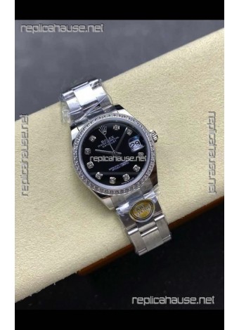 Rolex Super Clone Datejust 31MM Black Dial Steel Case Super Clone Watch 
