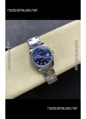 Rolex Super Clone Datejust 31MM Blue Dial Steel Case Super Clone Watch 