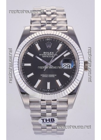 Datejust Super Clone 126334 Grey Dial 41MM FREE SPRUNG MVMNT 3235 Watch 