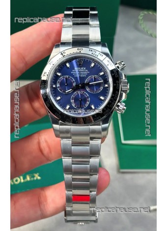 Rolex Daytona 126509 Blue Dial Stick Markers FREE SPRUNG MVMT Super Clone Watch 