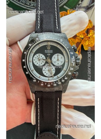 Rolex Daytona DiW Black Carbon Fiber Paul Newman Dial Super Clone Watch 