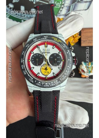 Rolex Daytona DiW Ferrari CarboQuartz Super Clone Watch 