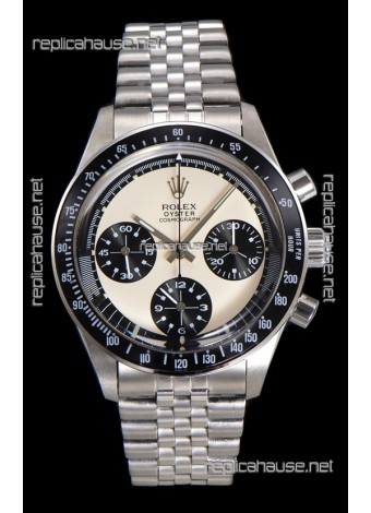 Rolex Daytona Paul Newman 37MM Cream Dial Manual Wind Super Clone Watch 