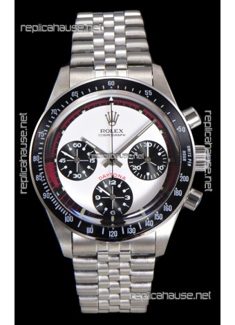 Rolex Daytona Paul Newman 37MM White Dial Manual Wind Super Clone Watch 