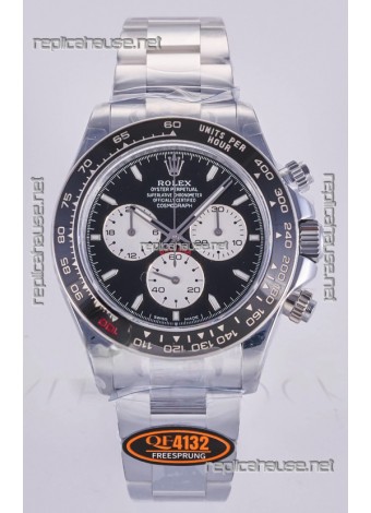 Rolex Daytona 126525 Le Mans White Gold FREE SPRUNG MVMT Super Clone Watch 