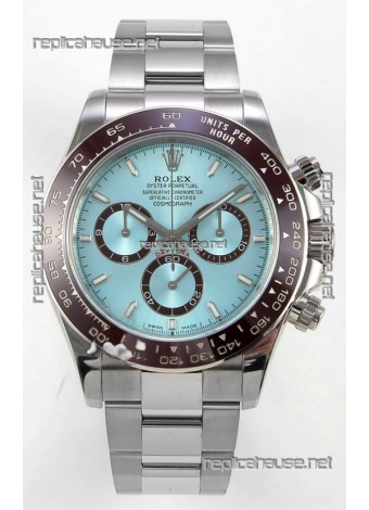 Rolex Daytona 126506 Ice Blue Stick Markers FREE SPRUNG MVMT Super Clone Watch 