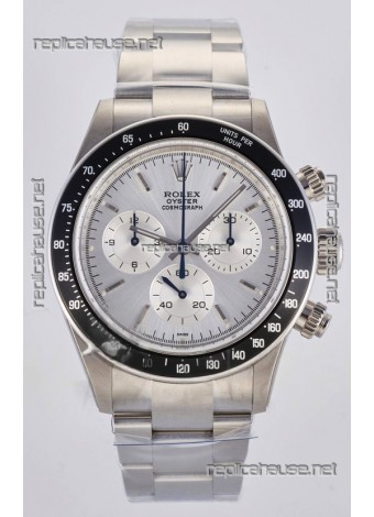Rolex Daytona Paul Newman Steel Dial Custom Modded 4130 Mvnt Swiss Replica