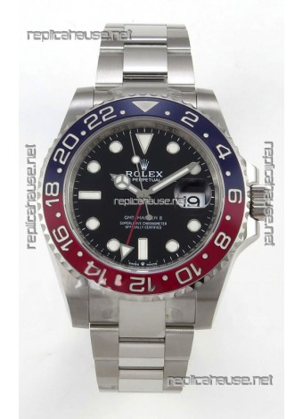 GMT Masters 126710BLRO Pepsi Cal.3285 FREE SPRUNG MVMNT Super Clone 
