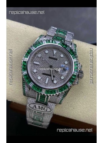 Rolex Submariner 116610 Iced Out Edition 7 Swiss Replica Watch 