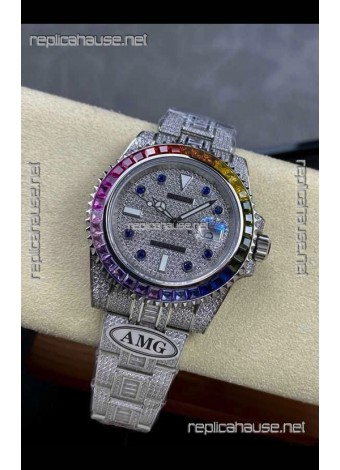 Rolex Submariner 116610 Iced Out Edition 9 Swiss Replica Watch 