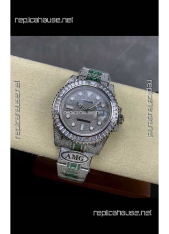 Rolex Submariner 116610 Iced Out Edition 14 Swiss Replica Watch 