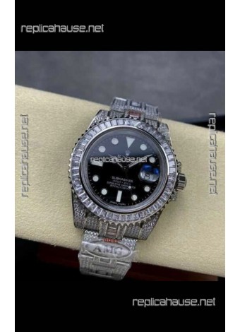 Rolex Submariner 116610 Iced Out Edition 17 Swiss Replica Watch 