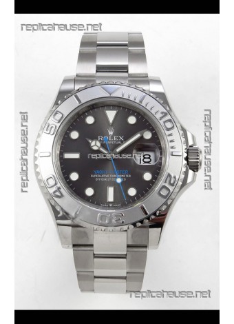 Rolex Yachtmaster 40mm Grey Dial 3235 Movement Blue Dial Superclone Watch 