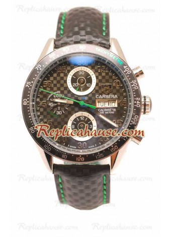 Tag Heuer Carrera Calibre 16 DayDate 100 Meters Wristwatch TAGH18