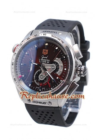 Tag Heuer Grand Carrera Calibre 36 Automatic Rubber Strap Watch