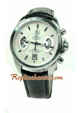 Tag Heuer Grand Carrera Calibre 17 Swiss Wristwatch TAGH42