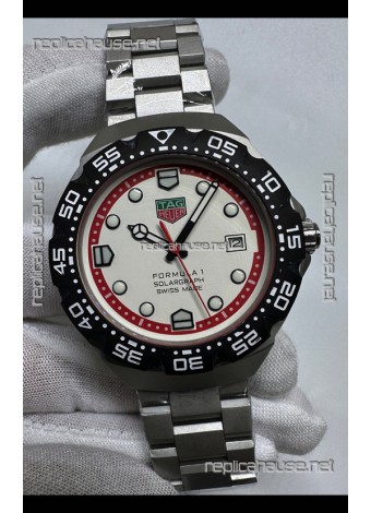 Tag Heuer Formula 1 White Dial Automatic Movement Japanese Replica Watch 