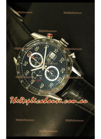 Tag Heuer Carrera Calibre 1887 Black Dial Timepiece - 1:1 Mirror Replica 