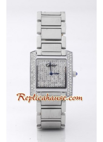 Cartier Tank Francaise Diamonds - Mens CTR249