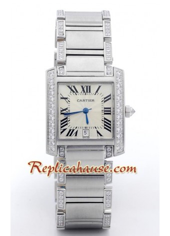Cartier Tank Francaise Swiss - Men's Size CTR255