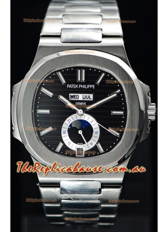 Patek Philippe Nautilus 5726A 1:1 Mirror Swiss Timepiece Black Dial
