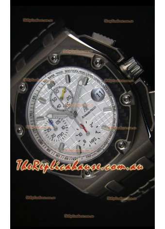 Audemars Piguet Royal Oak Offshore Juan Pablo Montoya Swiss Watch 3120 Movement White Dial - 1:1 Mirror