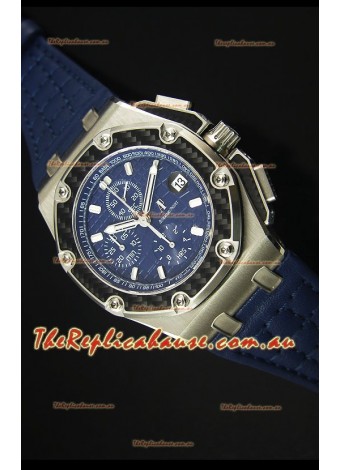 Audemars Piguet Royal Oak Offshore Juan Pablo Montoya Swiss Watch 3120 Movement Blue Dial - 1:1 Mirror