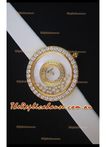 Chopard Happy Dreams 36MM White Strap in White Dial