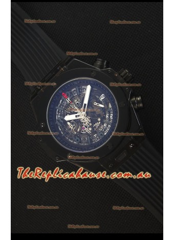 Hublot Big Bang Unico All Black Sapphire Quartz Replica Watch 45MM