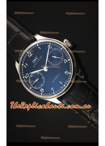 IWC IW500703 Portugieser Swiss 1:1 Mirror Replica Watch Black Dial - Updated 2016 Version