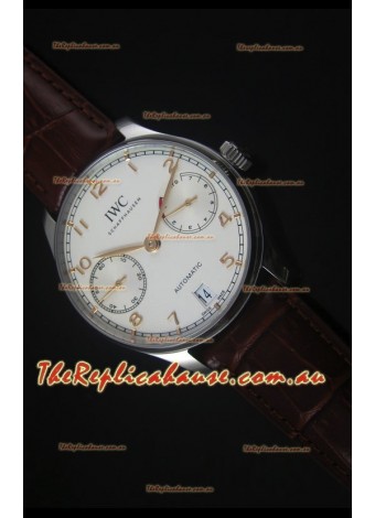 IWC IW500704 Portugieser Swiss 1:1 Mirror Replica Watch White Dial - Updated 2016 Version