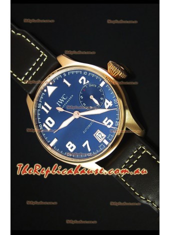 IWC Big Pilot Rose Gold - Functional Power Reserve 1:1 Mirror Replica Watch