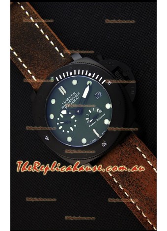 Panerai Luminor Submersible Power Reserve PVD Japanese Replica Watch