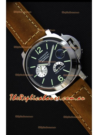 Panerai Luminor Power Reserve Japanese Replica Watch in Steel Case