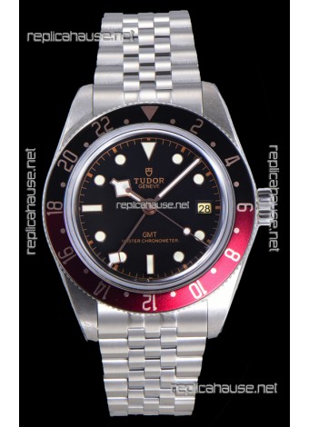 Tudor Black Bay GMT Red Dial Watch Blacl/Red Bezel Jubilee Super Clone Watch 