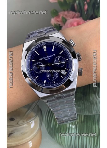 Vacheron Constantin Overseas Chronograph Blue Dial Super Clone Watch 