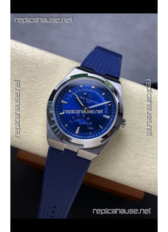 Vacheron Constantin Overseas True Moon Phase Steel Case Blue Dial Swiss Replica Watch 