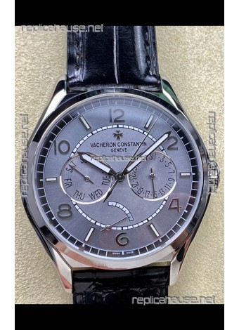 Vacheron Constantin Fiftysix Day-Date Stainless Steel Grey Dial Swiss Replica Watch 