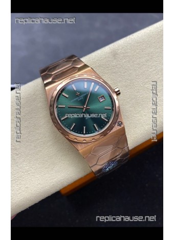 Vacheron Constantin Historiques 222 Rose Gold Green Dial Super Clone Watch 