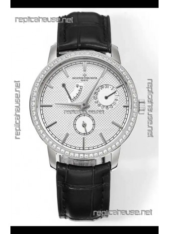 Vacheron Constantin Traditionnelle 83520 Diamonds White Dial Super Clone Watch 