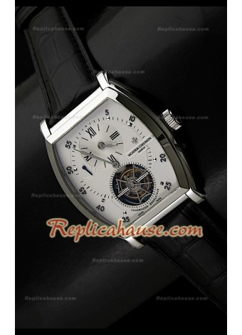 Vacheron Constantin Power Reserve Tourbillon Stainles Steel Watch