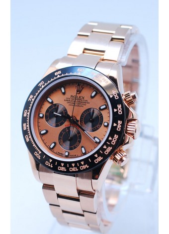 Rolex Daytona Chronograph MonoBloc Cerachrom Bezel with Rose Gold Dial and Body