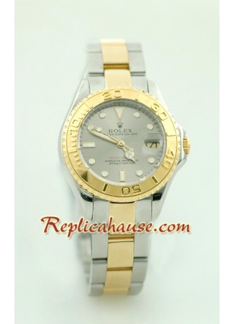 Rolex Yacht Master Two Tone Ladies Size ROLX858